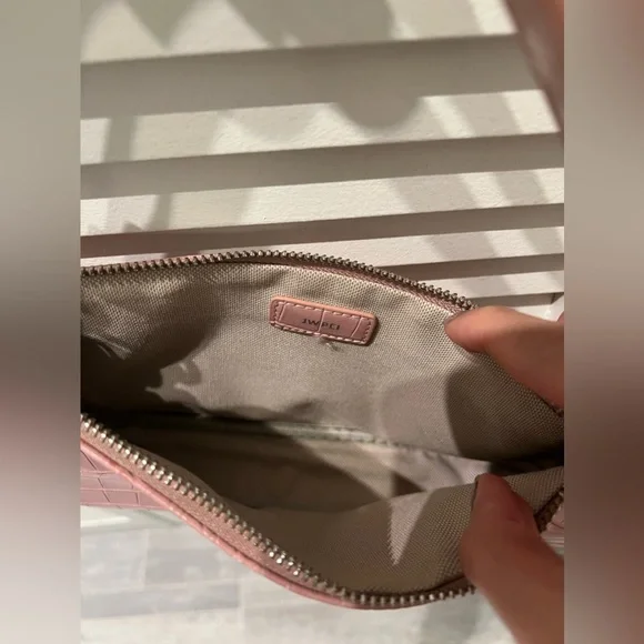 JW Pei Eva shoulder hand hobo bag pink croc - Picture 2 of 3